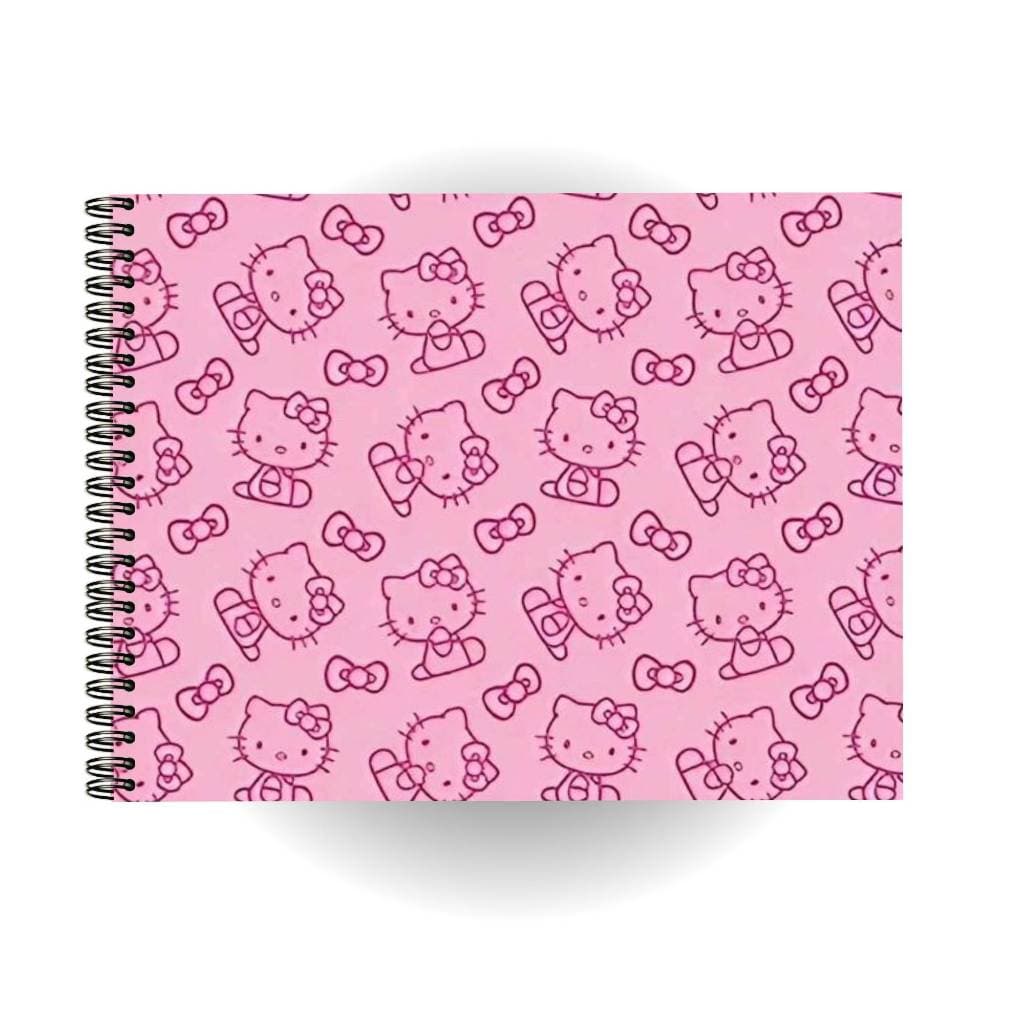 Caderno A4 para Desenhos – Estética Rosa e Capa Dura Sofisticada