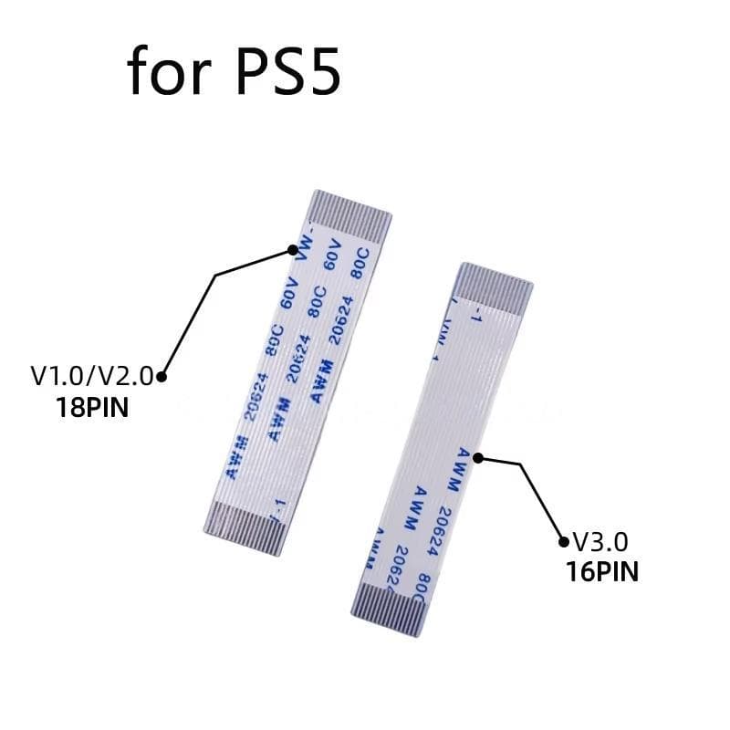 Cabo Flat Flex TouchPad 18 e 16 Vias para Controle Ps5
