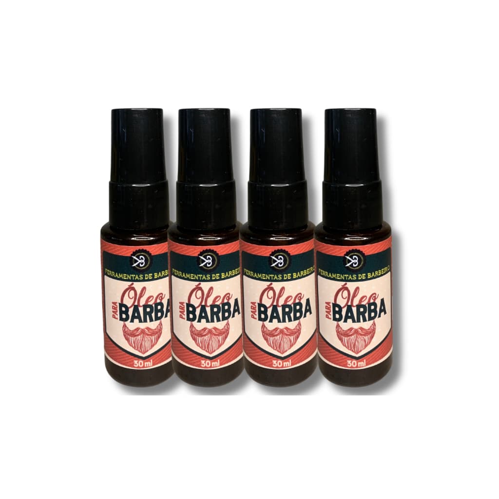 Óleo para barba Kit com 4  - Ferramentas de Barbeiro