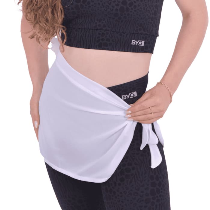 Tapa Bumbum Feminino Nó na Lateral para Amarrar Tecido Leve Cores Basicas para Academia Treino
