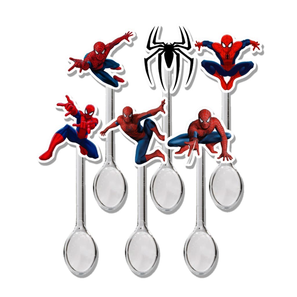 25 , 50 OU 100 MINI COLHERZINHA FESTA HOMEM ARANHA