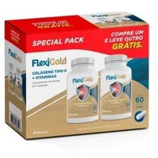 Herbamed FlexiGold Colágeno Tipo II + Vitaminas Special Pack Com 60 Cápsulas Cada