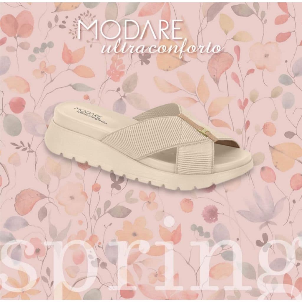 Chinelo Ortopédico Modare Feminino Esporão Massageador Macio Amortecedor Sandália Fascite Plantar