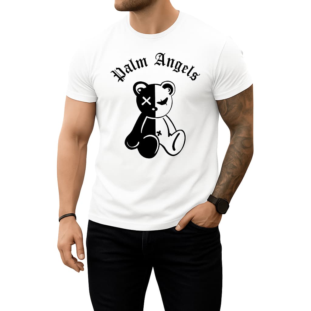Camiseta Básica Masculina Estampada PA 100% Algodão Malha 30.1 T-Shirt Camisa Blusa Feminina Unissex