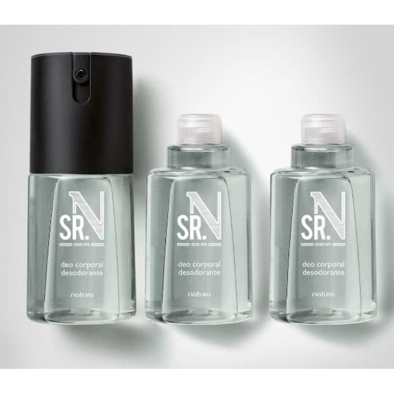 Kit Deo Corporal + 2 Refis Sr N Natura