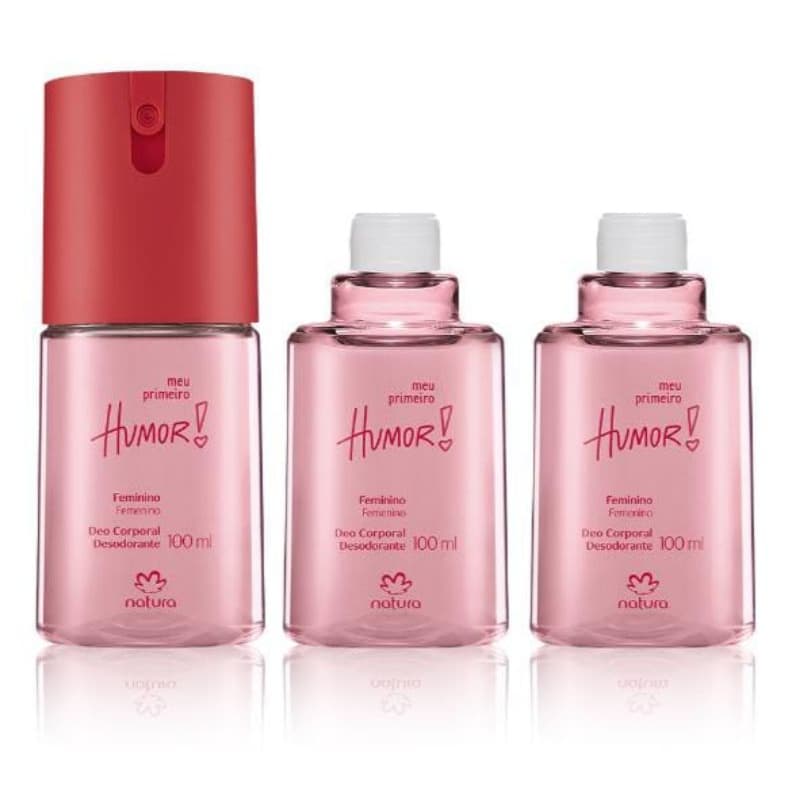 Kit Deo + 2 Refis Meu Primeiro Humor Natura