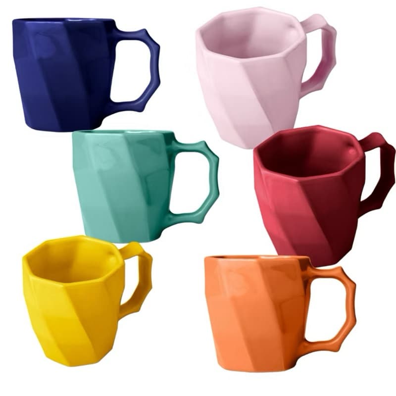 Canecas De Cerâmica Xícaras Café 260 ML Caneca Cerâmica Cayan Brilho