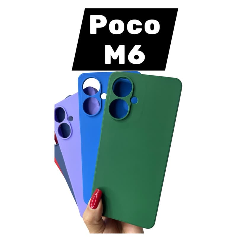 Capa  poco  M6  XIAOMI  Celular Aveludada