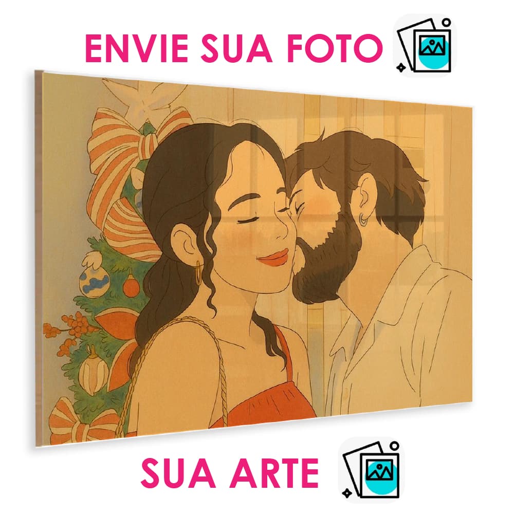 Azulejo Personalizado com Foto Imagem Presente Aniversário Natal Casamento Dia dos Pais Personalizado