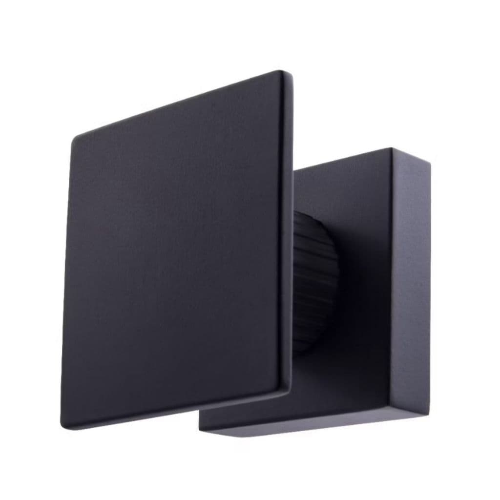 Acabamento Cogumelo Quadrado Black Preto para Registro Deca Metal Luxo