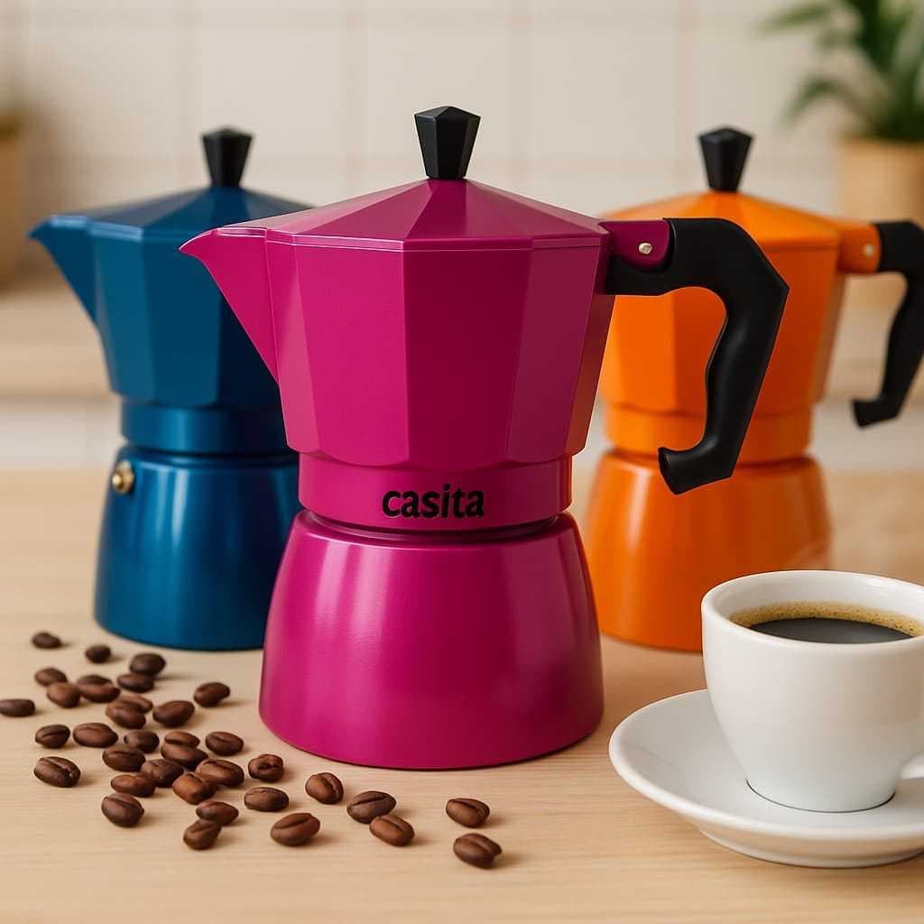 Cafeteira Italiana Classica 6 Xícaras Em Alumínio 300ml Casita