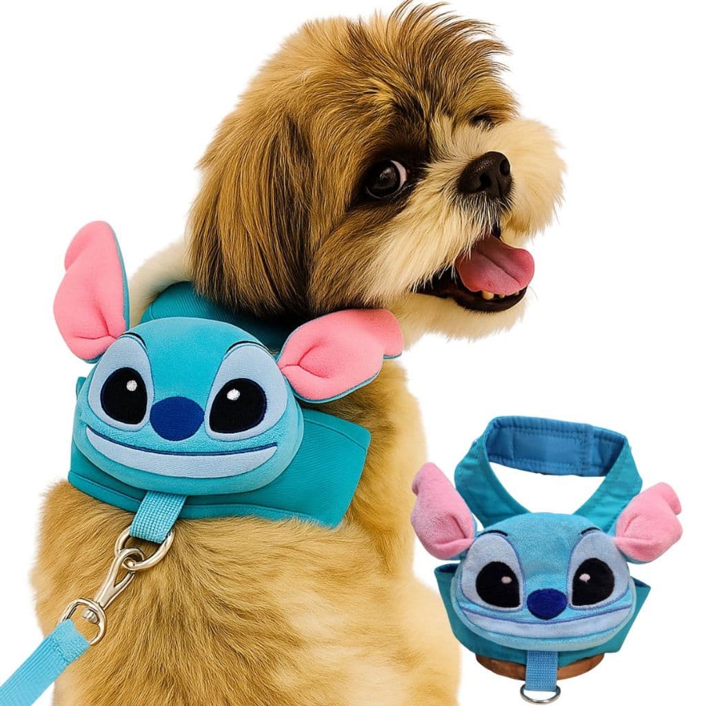 Peitoral Mochila Stitch Cães a Gatos