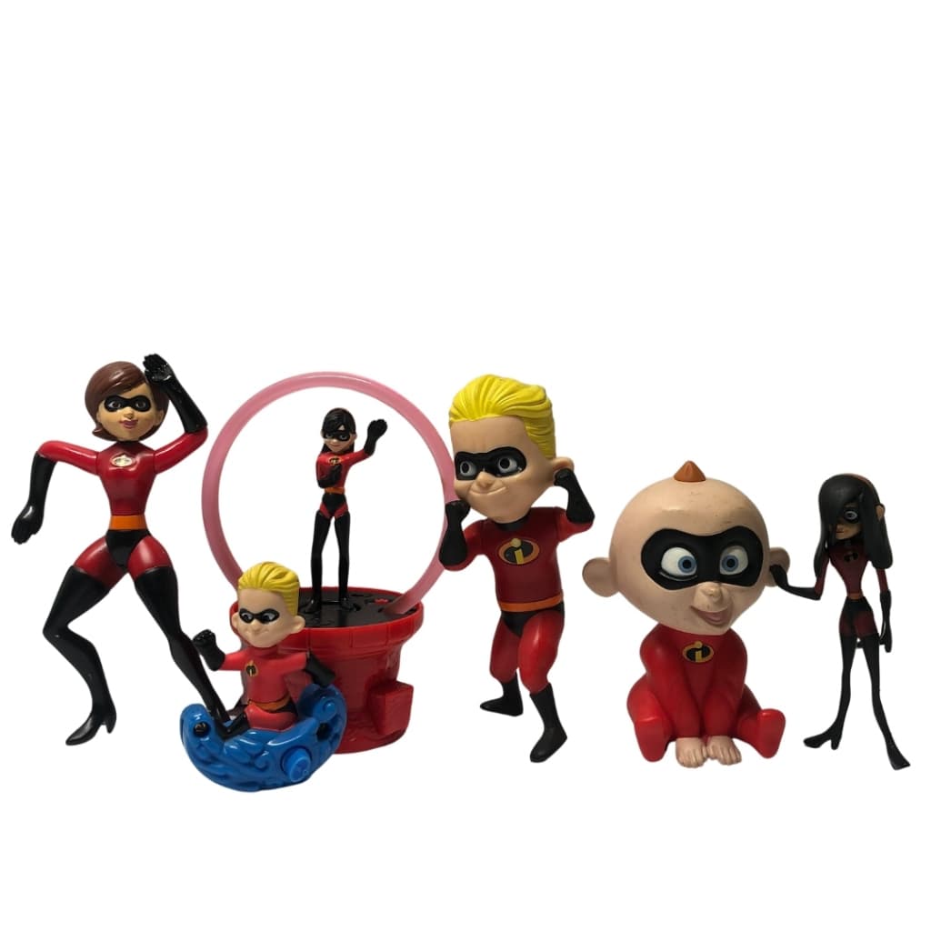 Bonecos Os Incríveis McDonald's Coleção 2004 Action Figure Coleção Os Incríveis Disney
