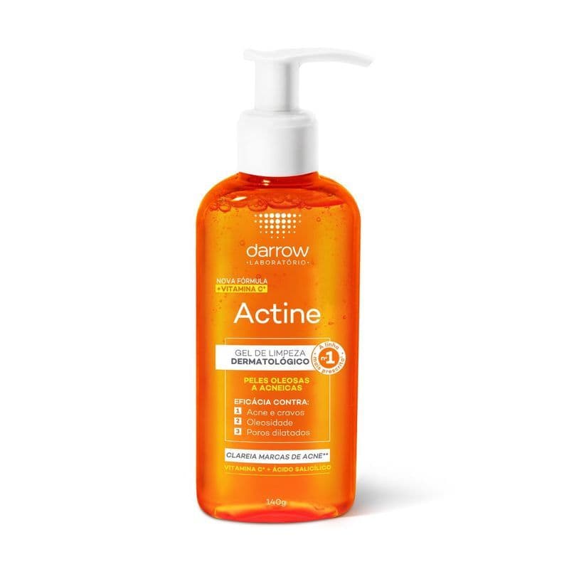 Gel de Limpeza Facial Darrow Actine Dermatológico 140g