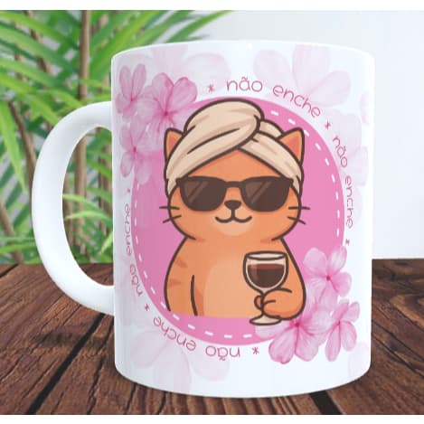 Caneca 'audição seletiva', caneca personalizada, caneca cerâmica, caneca divertida