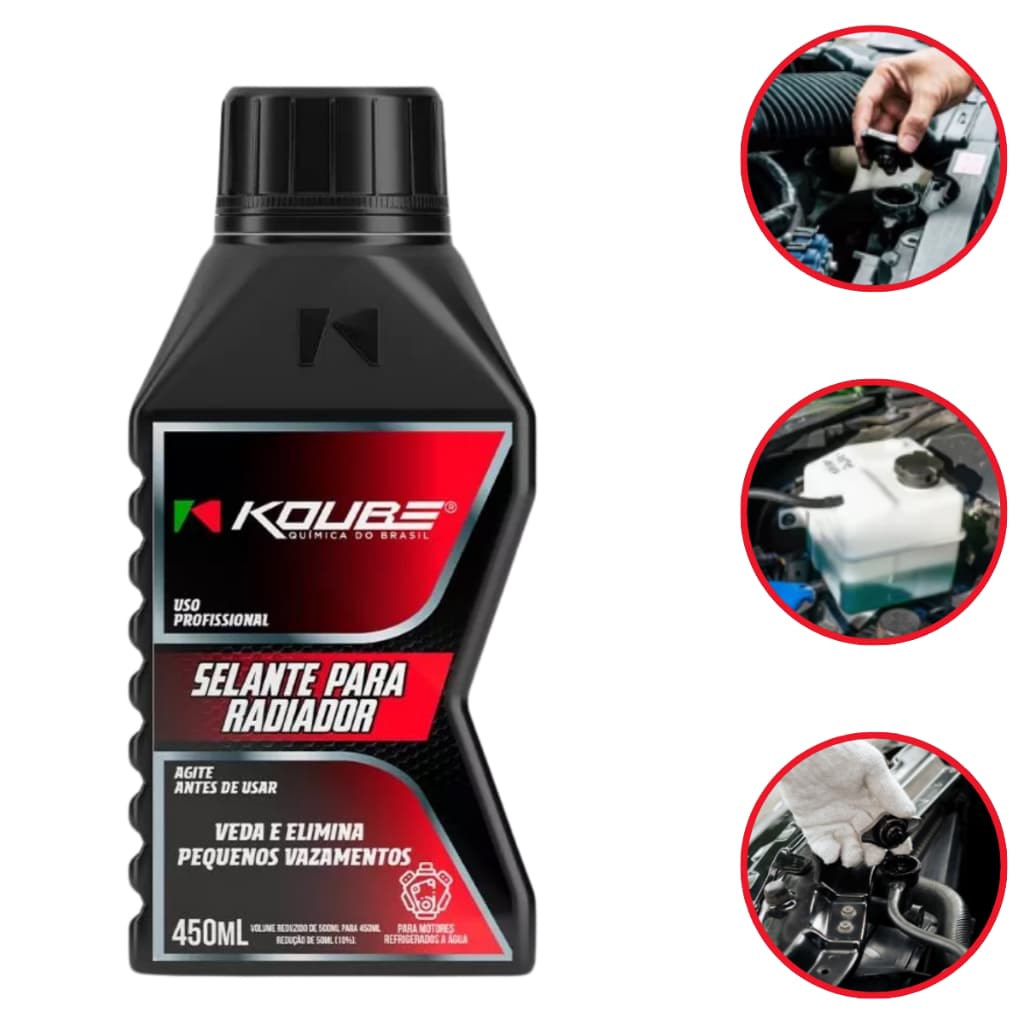 Selante Para Radiador Koube Original Para Vedar Selar Vazamento De Radiadores  Uso Profissional