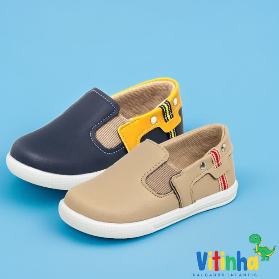 Tenis Docksider Mocassim Tenis Sapatenis Casual Iate Calce Facil Masculino Menino