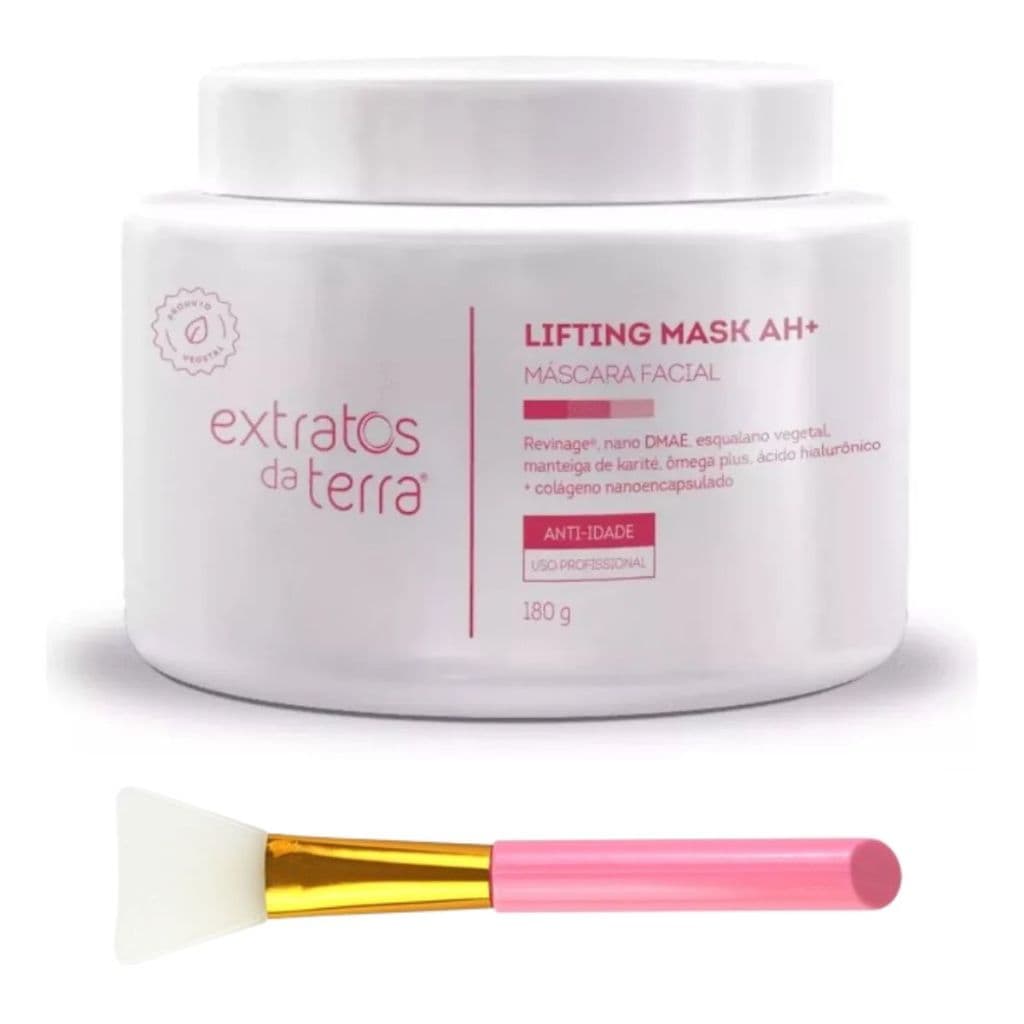 Mascara Facial Lifting Mask AH+ 180g - Extratos da Terra