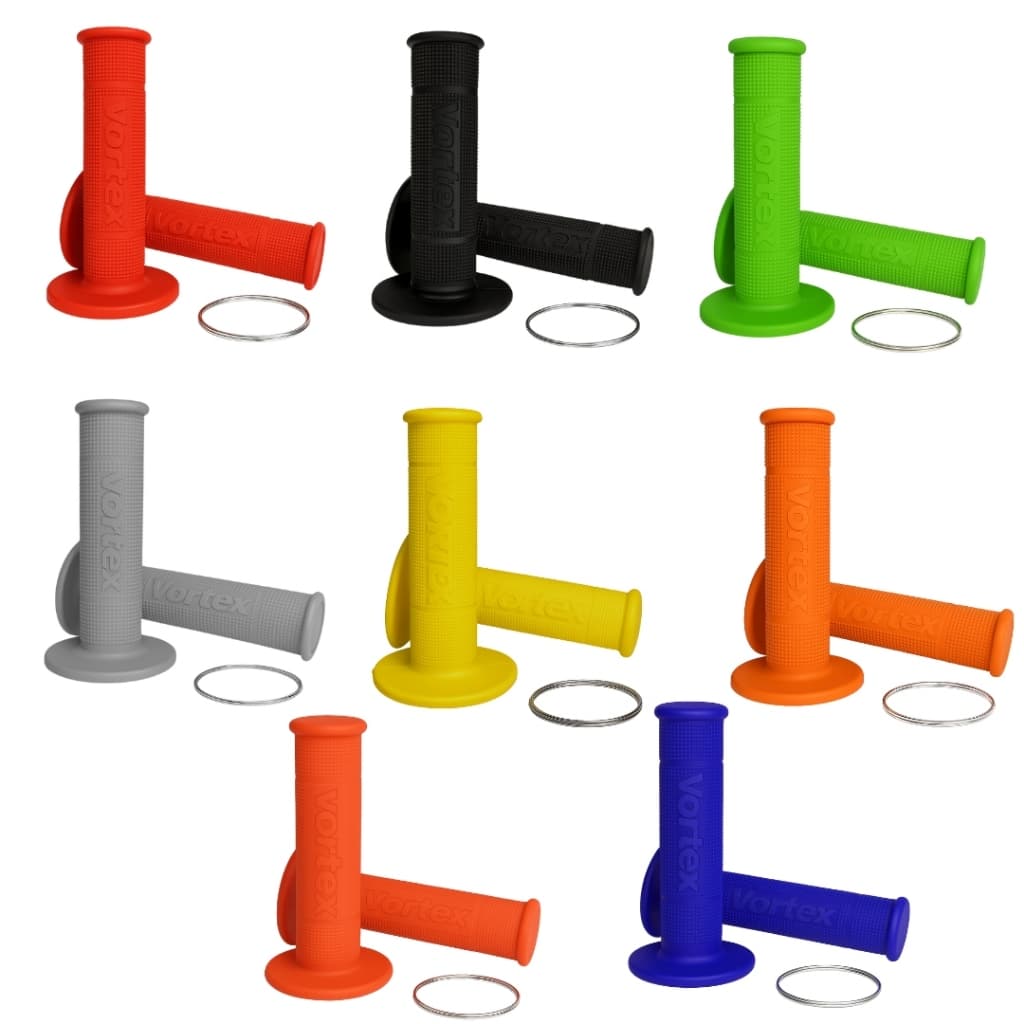 Manopla Punho Guidão Moto Trilha/enduro Universal Vortex Cores