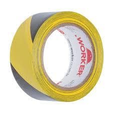 Fita zebrada pt/am 48mm x 15MT Worker