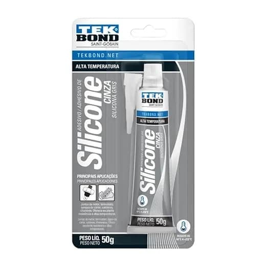 Silicone para Altas Temperaturas 50g - cinza