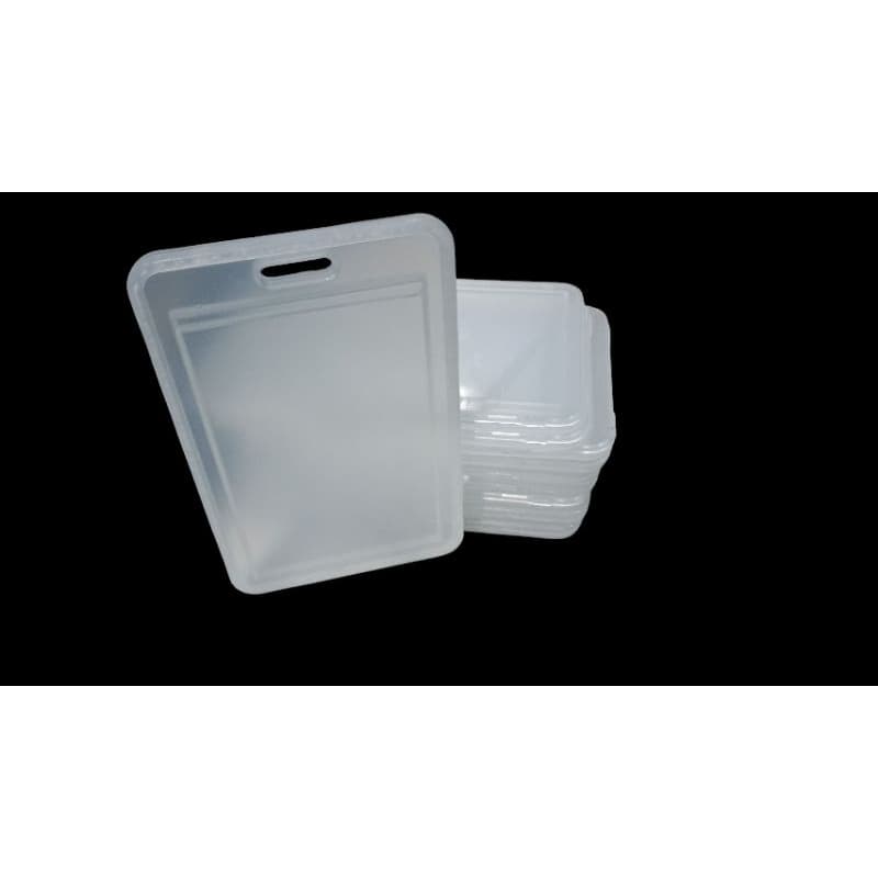 KIT PORTA CRACHÁ COM 10 PECAS ULTRA RESISTENTE/ESTUDANTE PORTA CARTÃO TRANSPARENTE DUPLA FACE