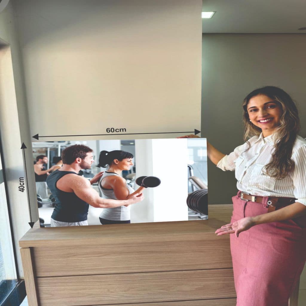 Quadro Decorativo 1 Peça Personal Academia Educação Física Musculação