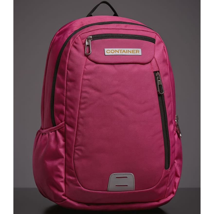 Mochila Feminina Rosa Pink Notebook Trabalho Viagem Academia Bolsos Laterais e Frontal Organizador Dermiwil