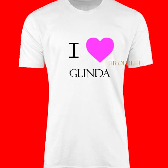 Camisa Premium I LOVE Glinda Blusa Unissex Camiseta 100% Algodão