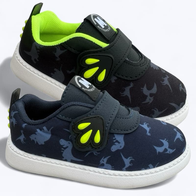 Tênis Infantil Molekinho Dino Com Velcro Super Leve 2635.106