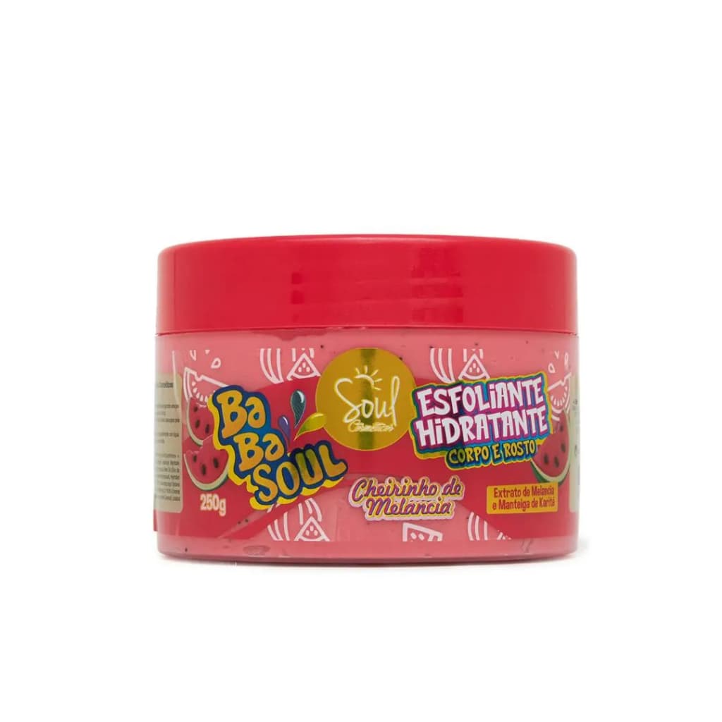 Esfoliante Hidratante Babasoul Melancia 250g - Soul Cosméticos