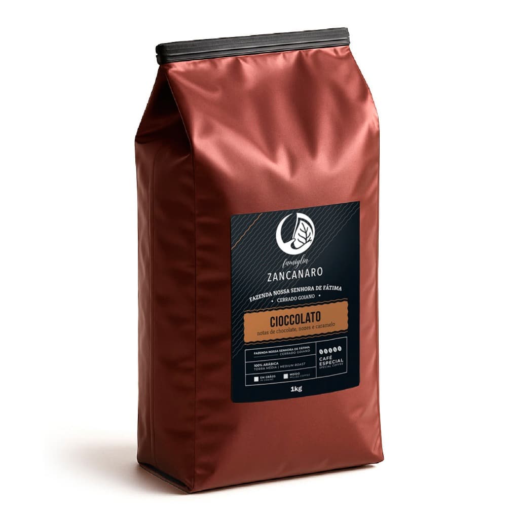 Café Zancanaro Em Grãos 1kg - Cioccolato - Catuaí Vermelho