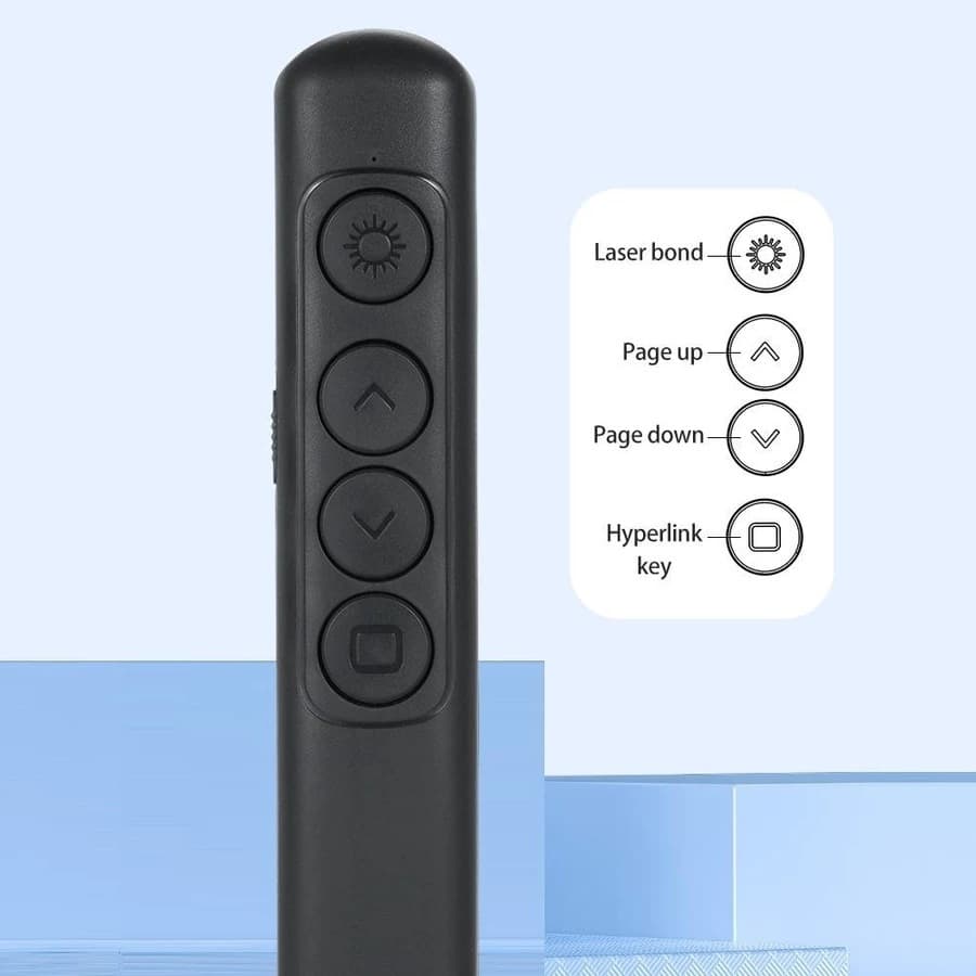 Caneta de Clicker Para PowerPoint Apresentações 2.4GHz Sem Fio Remoto PPT Escritório e Sala De Aula