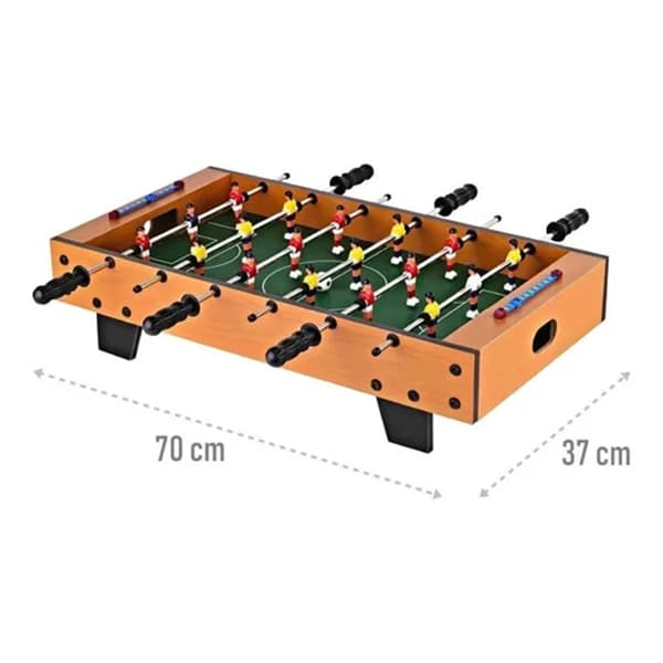 Mesa De Pebolim Futebol Infantil 70x37x16,8cm Com Bolas Incluídas