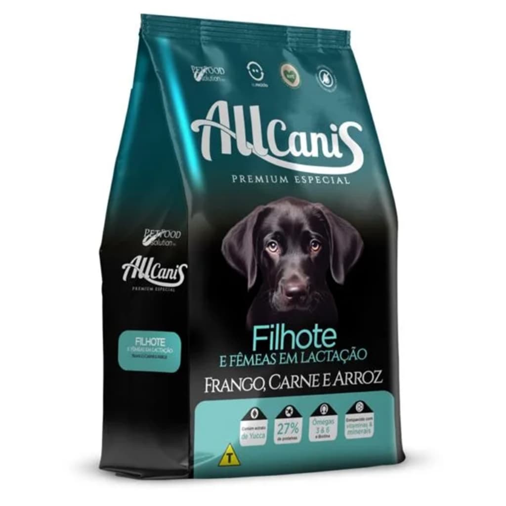Ração Allcanis Premium  Especial Carne Frango Arroz Filhotes 15kg