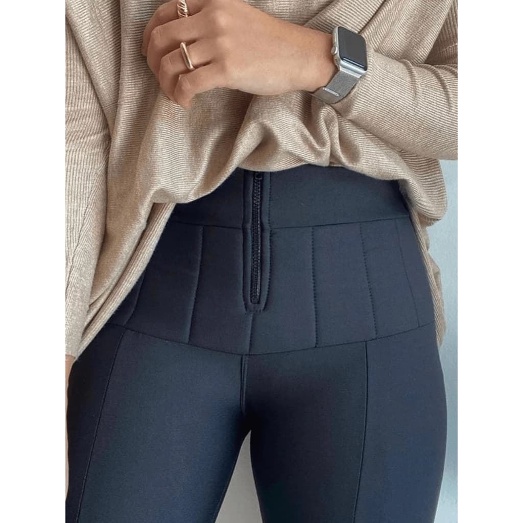 Calça Lipo Feminina Tecido Suplex Power Modeladora Legging Skinny Plus Size G1 G2 G3
