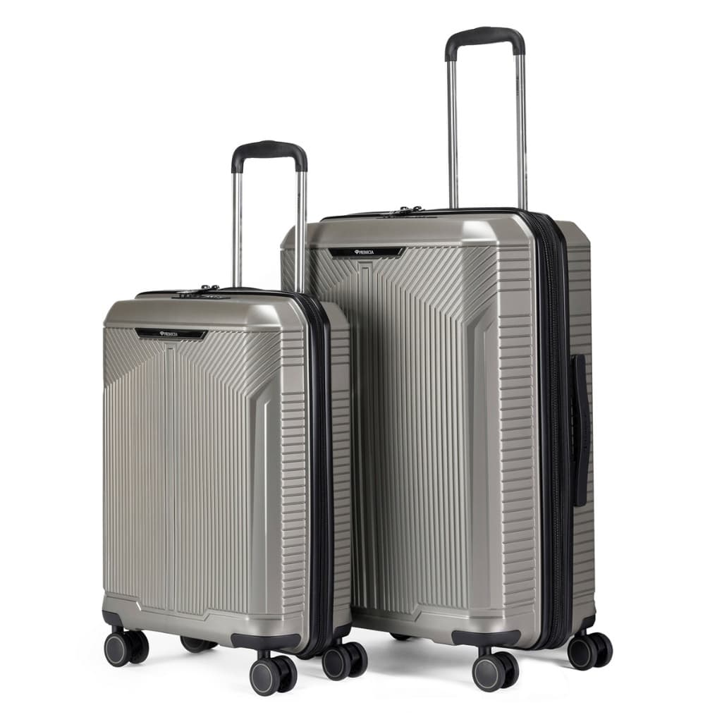 Kit 2 Malas Viagem Primicia P e M Rodinha 360° Anac Trabalho Cadeado Tsa Senha