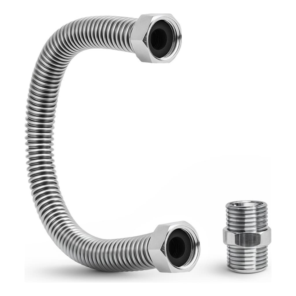 Engate Rígido 40cm 1/2" p/ Aquecedor - Alta Vazão p/ Água Quente ou Fria Conexão Durabilidade Máxima