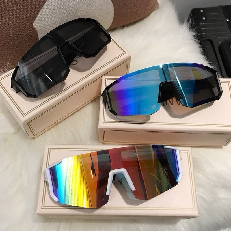 Óculos de ciclismo à prova de vento areia óculos de sol masculino ao ar livre montanhismo estrada Mountain Bike biciclet