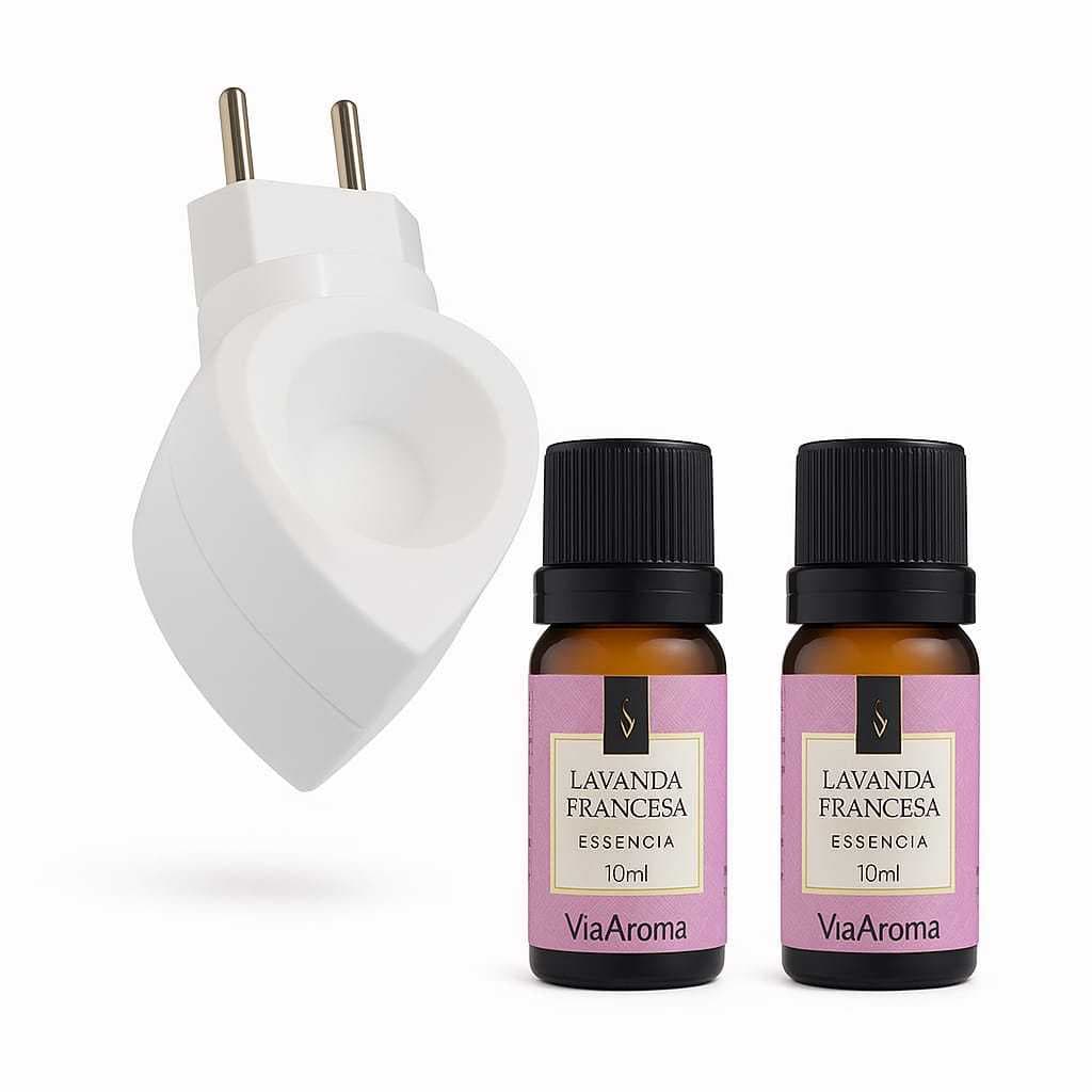 KIT AROMATIZADOR MAIS 2 ESSENCIA LAVANDA FRANCESA 10ML