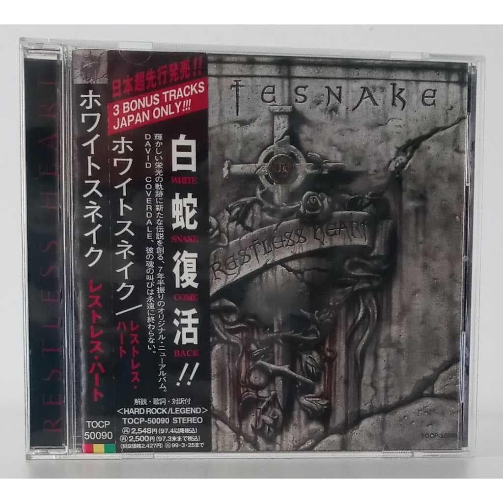 Cd Whitesnake - Restless Heart - Japonês Com Obi - Perfeito!