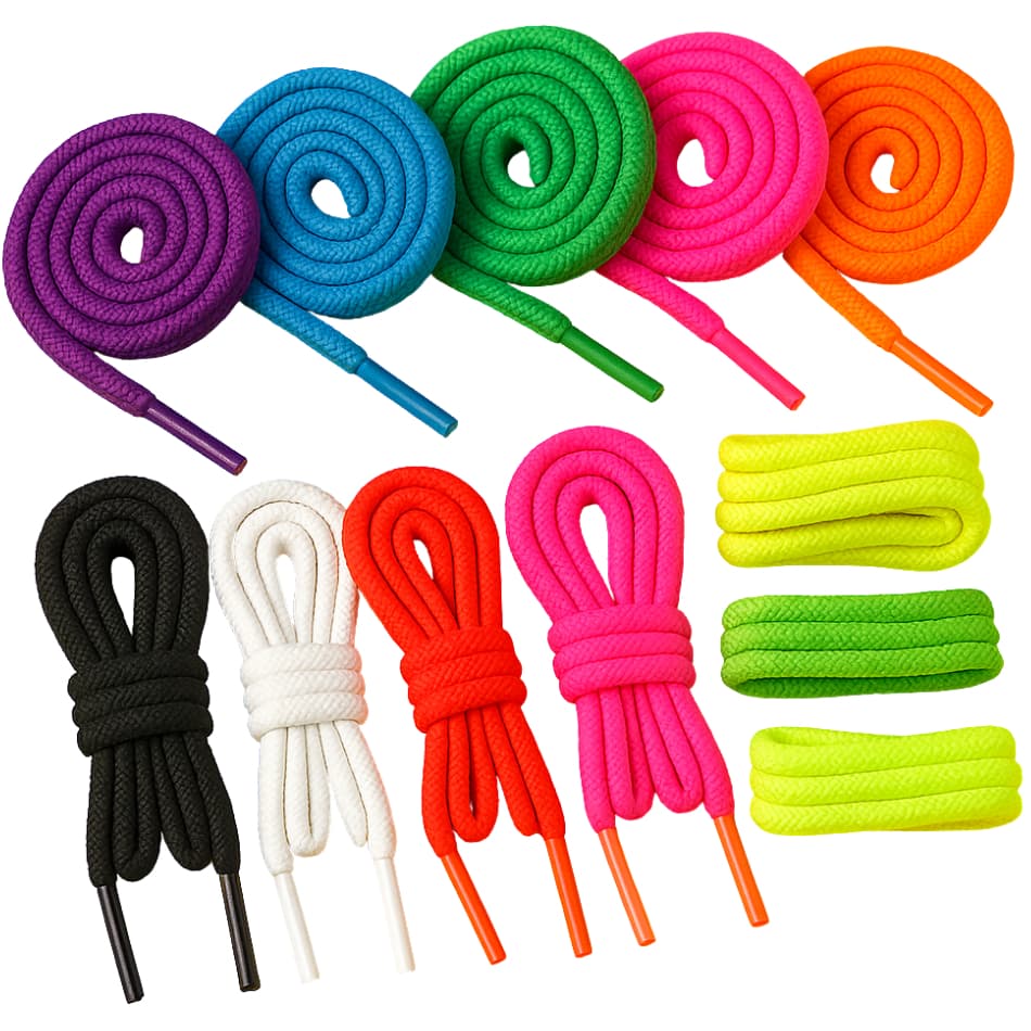 Cadarço Redondo Roliço 130cm Atacador Cordão Amarrador Resistente para Tênis Mochila Sacola Capuz