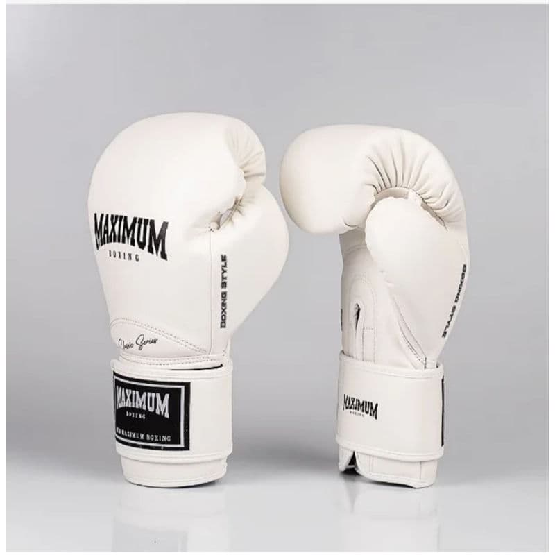 Luva de Boxe e Muay Thai Maximum New Classic White Power Face