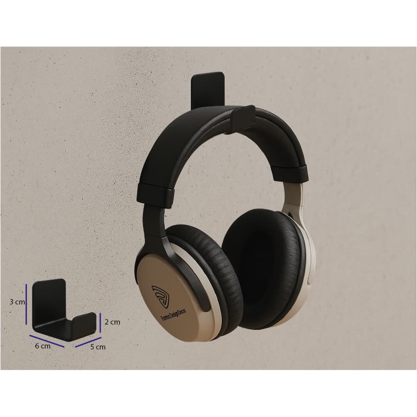 Suporte Fone De Ouvido Mesa Monitor Headset Headphone e controles