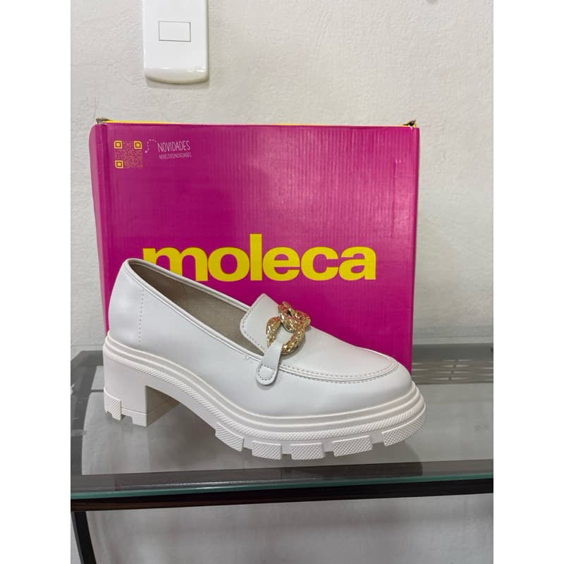 Promoção Moleca loffer salto 6 cm número 38