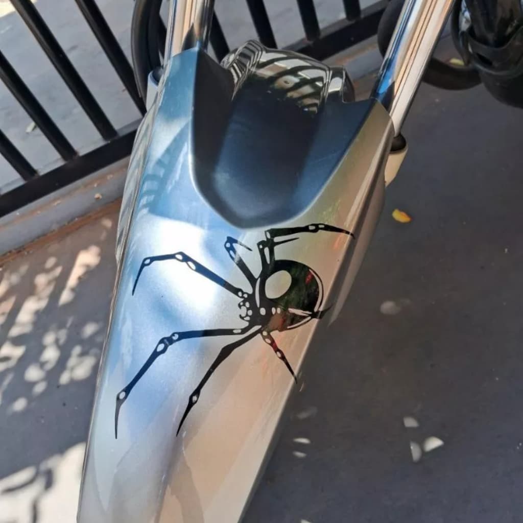 ADESIVO DA ARANHA - ORIGINAL - PARA MOTOS -TANQUE DE MOTO CAPACETES