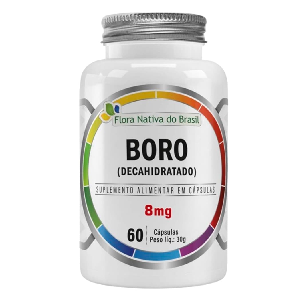 Boro Decahidratado 8mg 60 Caps - Flora Nativa