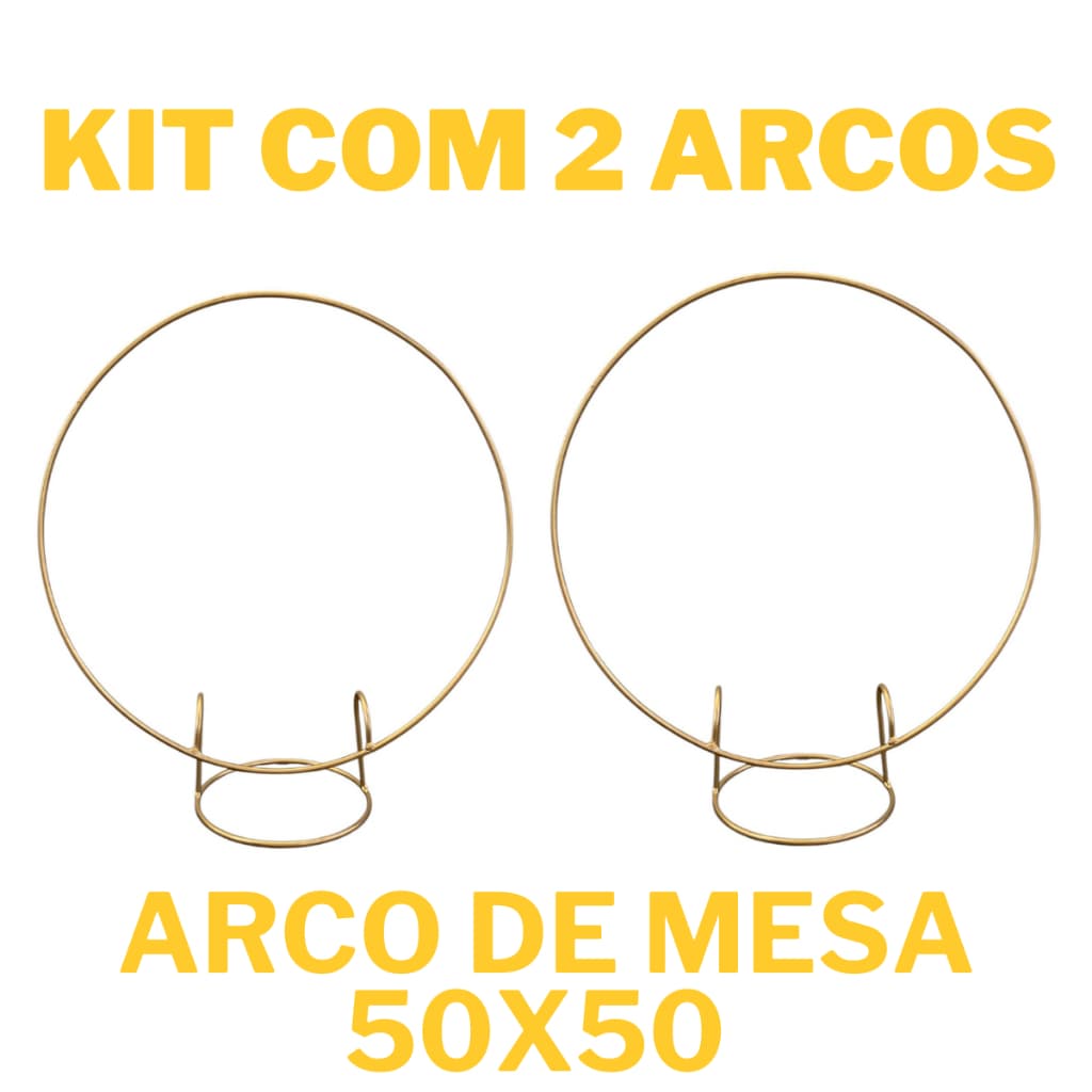 Kit 2 Arcos de Mesa 60cm x 50cm Painel mini