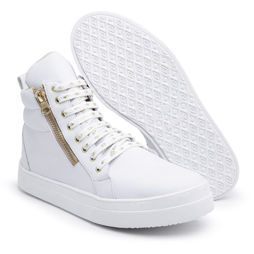 Coturno Feminino Botinha Cano Curto com Zíper Estilo Casual Confortável Moda Feminina Envio Rápido
