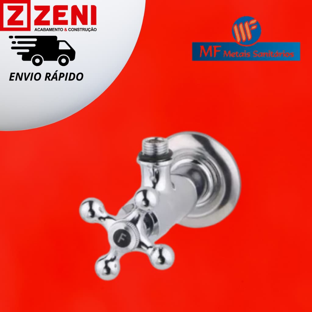 Registro Para Filtro de Metal Cromado C33 - MF metais